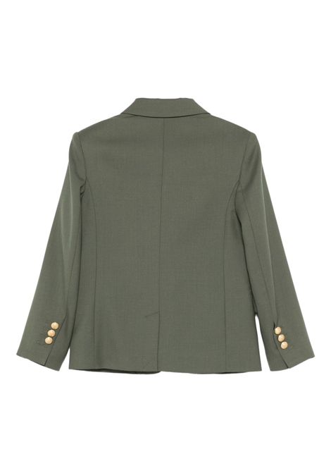 Blazer Monopetto verde BALMAIN KIDS | BX2P74 I0196762OR